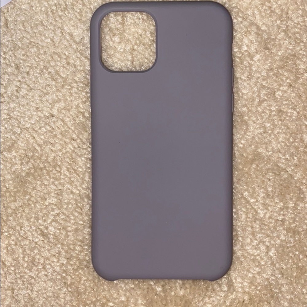 Grey Silicon Iphone 11 pro case